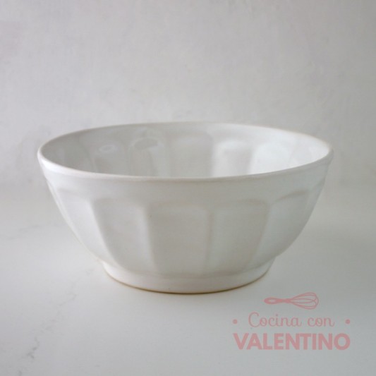 Bowl Ceramica Facetado - 19 Cm