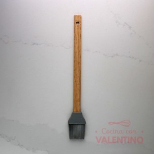 Pincel Silicona Plus Gourmet Mango Madera - 29 Cm