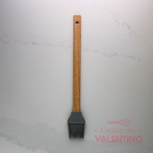 Pincel Silicona Plus Gourmet Mango Madera - 29 Cm