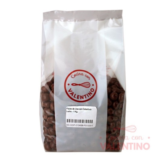 Pasas de Uva con Cobertura Leche - 1 Kg.