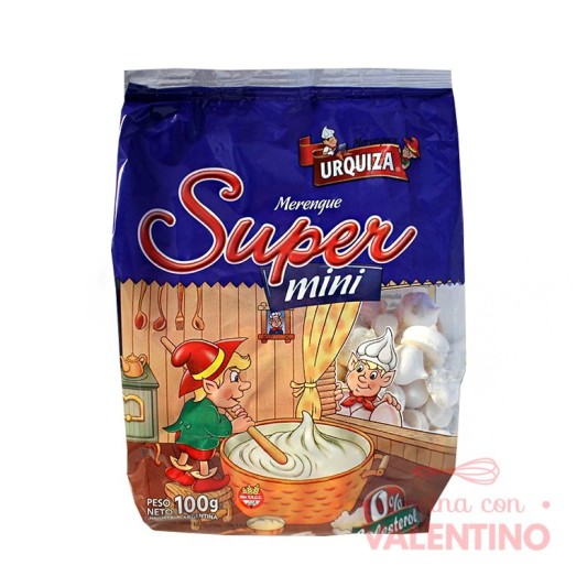 Merengue Urquiza Supermini Blanco - 100 Grs