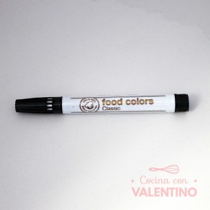Marcador Comestible Food Color Negro - 1 Un