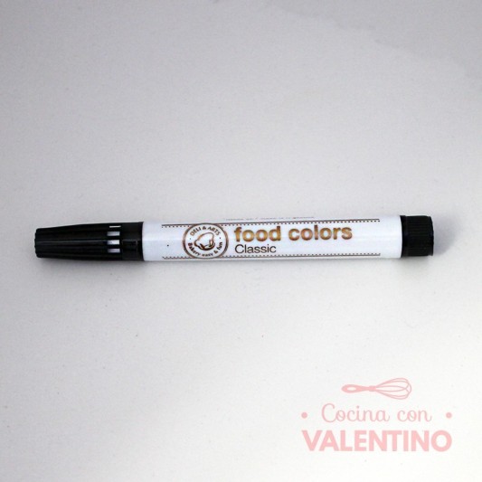 Marcador Comestible Food Color Negro - 1 Un