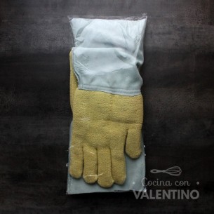 Guante Kevlar Puño de Cuero - 2 Un