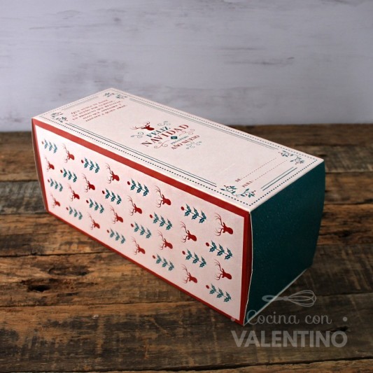 Caja Budin Reno Rojo
