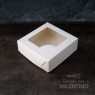 Estuche Blanco Con Visor de PVC 15x15x5