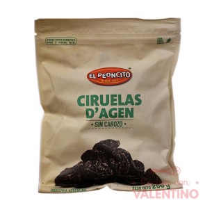 Ciruelas D'Agen sin carozo -250gr.