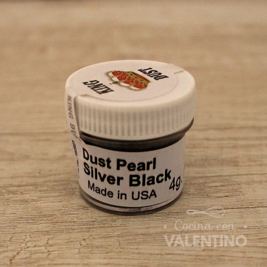Colorante King Dust Sterling Pearl Silver Black - 4 Grs