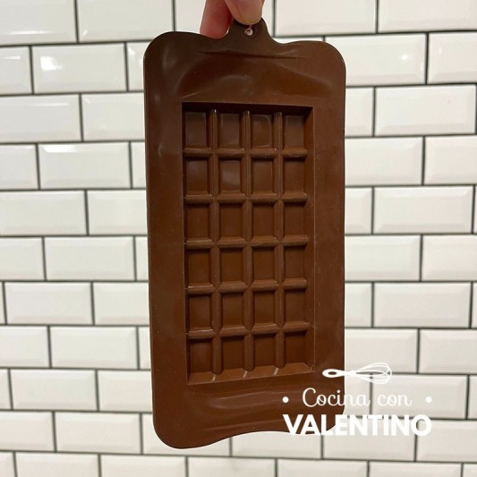 Molde Silicona Tableta Chocolate Grande