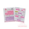 Set Placa Parpen Tableta con Corazones