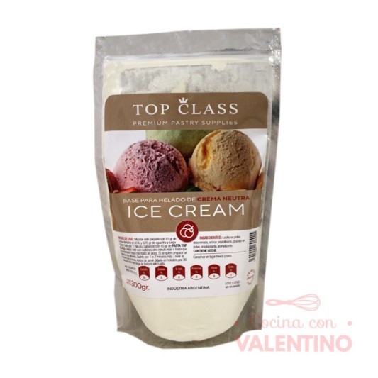 Base Para Helado Top Class Neutra - 300 Grs