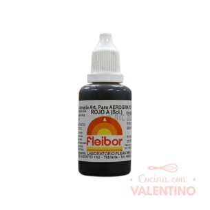 Colorante Para Aerografo Fleibor  Rojo A - 30 Ml