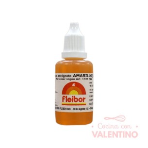 Colorante Para Aerografo Fleibor Amarillo - 30 Ml