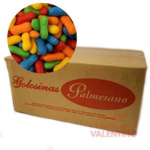Confites Huesitos Frutales - 14 Kg