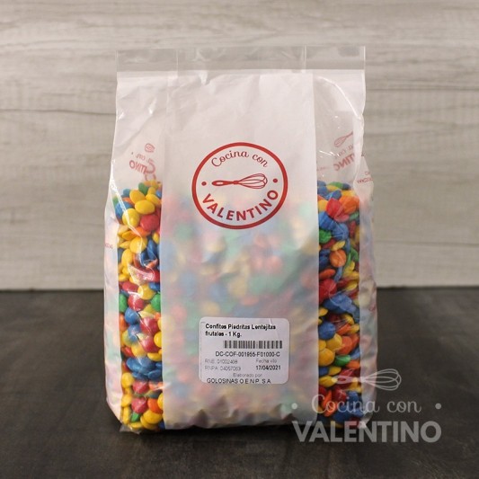 Confites Piedritas Frutales - 1 Kg