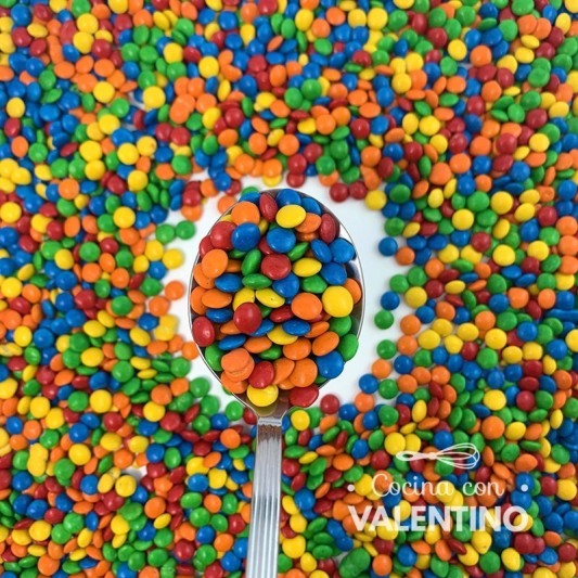 Lentejas Mini de Chocolate Multicolor - 450 Grs