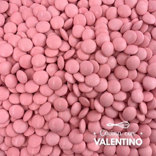 Lentejas de Chocolate Rosa - 450 Grs