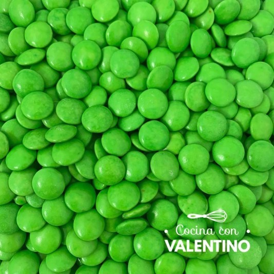 Lentejas de Chocolate Verde - 100 Grs