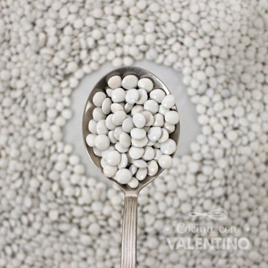 Lentejas Mini de Chocolate Blanca - 100 Grs