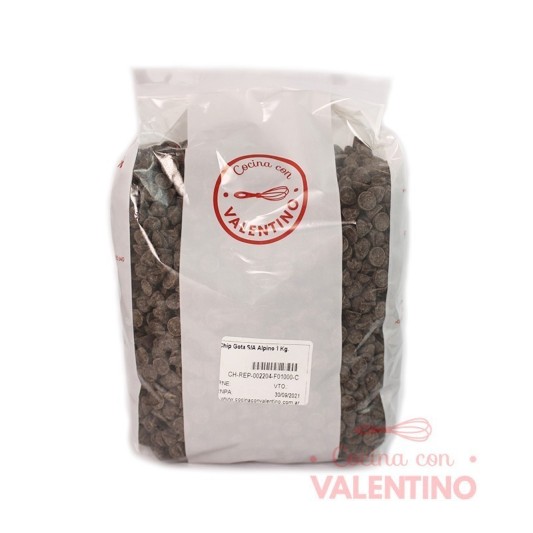 Chip Gota Alpino Semiamargo - 1 Kg