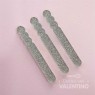 Palito Ice Pop Ruphas Glitter Plateado - 12 Un