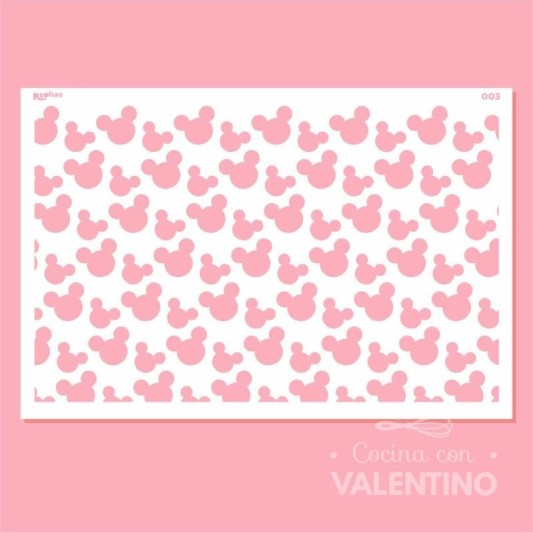 Stencil Ruphas Tortas T003 Mickey