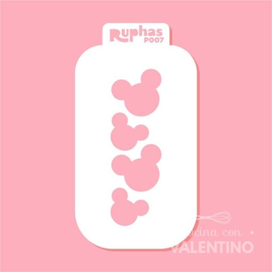 Stencil Ruphas P007 Ice Pop Mickey Mod.3