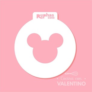 Stencil Ruphas C005 Cupcake Mickey