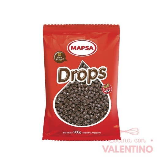 Chip Mini Gota Mapsa Drops Semiamargo - 500 Grs