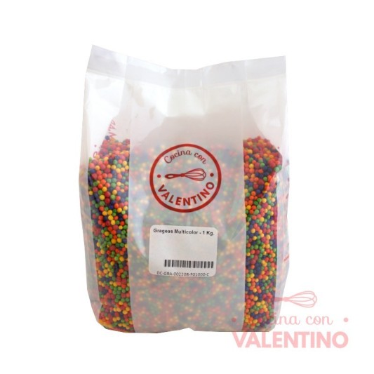 Grageas Multicolor N°3 - 1 Kg