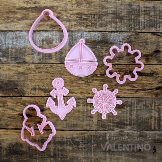 Cortante + Sello DeliPrint Set Nautico