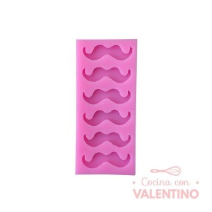 Molde Flexible Bigotes x6