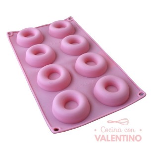 Molde Silicona Donas - 8 Un