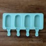 Molde Silicona Helado Mini Paletas Redondas x4- CM