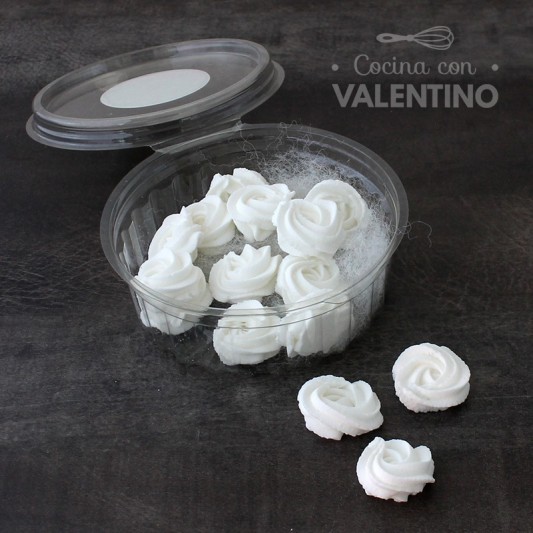Adorno Jardin de Azucar Roseton Mini Blanco - 15 Un