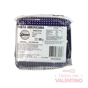 Pasta Americana Violeta - 500 Grs