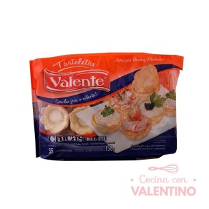 Tarteletas Saladas Valente - 150Grs