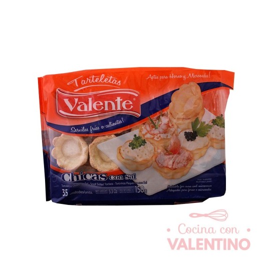 Tarteletas Saladas Valente - 150Grs