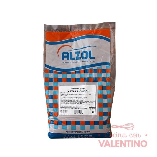 Cacao en Polvo con Azucar Alzol - 1 Kg
