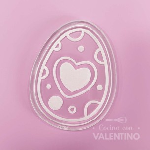 Placa Tableta Choco Ruphas Huevo Corazon CH016