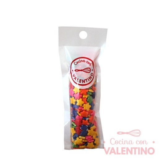 Estrellitas de Azucar Multicolor Americano - 30 Grs
