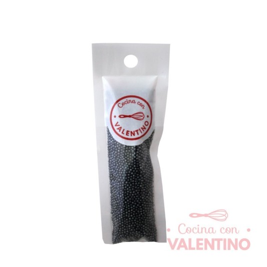 Drops Mini Perlas Negras - 30 Grs.