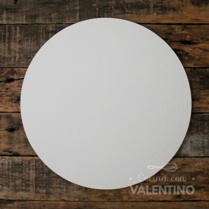 Base Fibro Plus Circulo Blanca 26 Cm