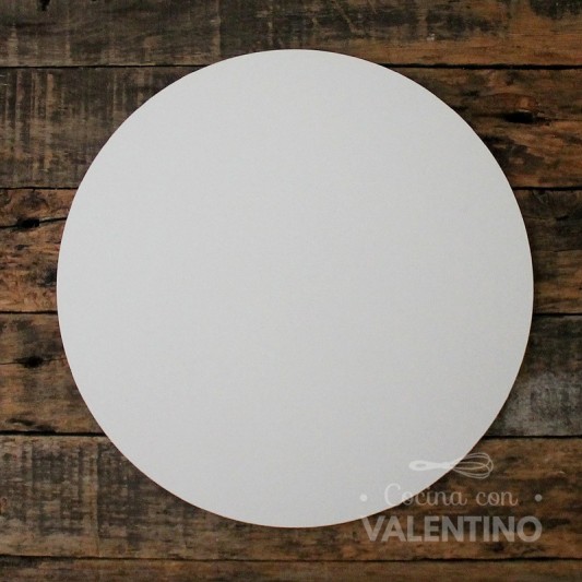 Base Fibro Plus Circulo Blanca 26 Cm