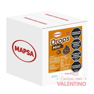 Chip Mini Gota Mapsa Drops Semiamargo - 500 Grs - Pack 6 Un