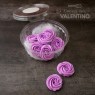 Adorno Jardin de Azucar Roseton Lila - 8 Un