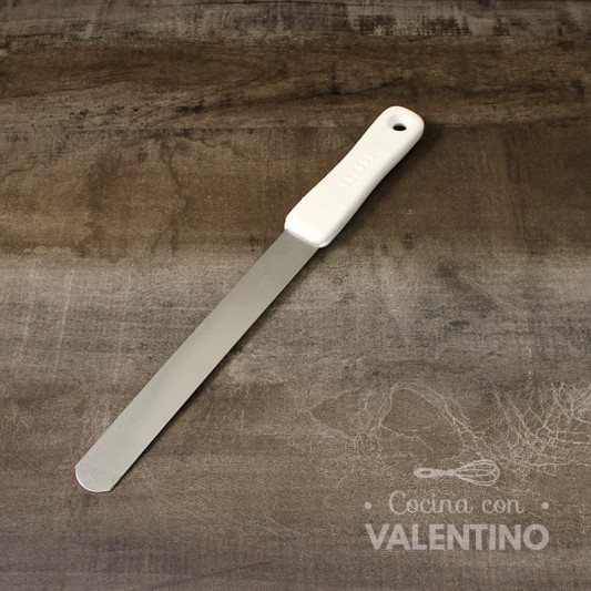 Espatula Cooper Recta Chica Acero Inoxidable (medida 16cm)