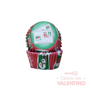 Pirotines N°8 Navidad - Estampilla - 25u. Convida