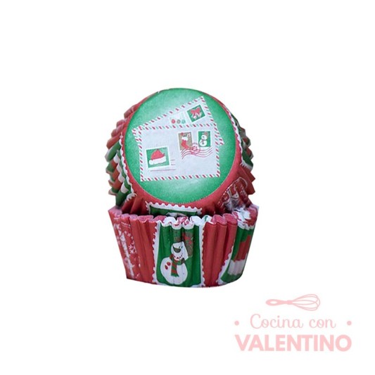 Pirotines N°8 Navidad - Estampilla - 25u. Convida