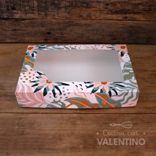 Estuche 12 Alfajor Diseño Con Visor PVC 24x16x4